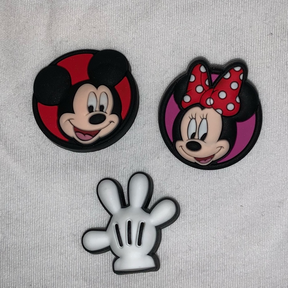 Mickey and Minnie Charm/Jibbitz